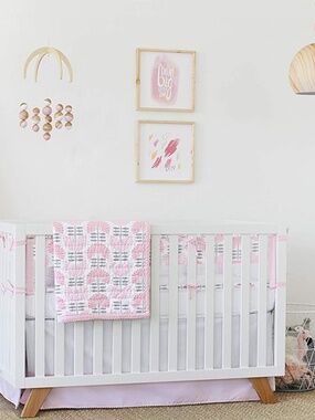 Petunia Pickle Bottom Dreaming in Dax 7 Piece Cotton Crib Bedding Set